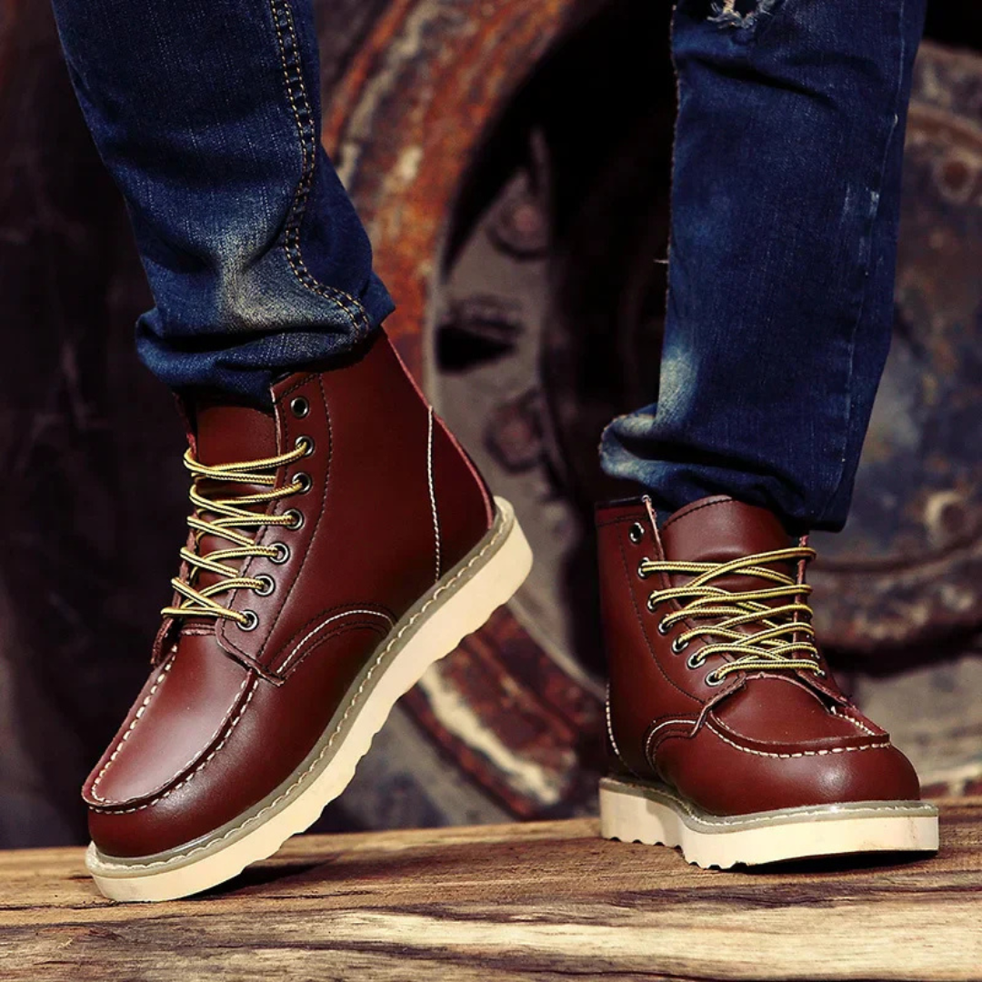 Caleb™ | Botas de cuero vintage