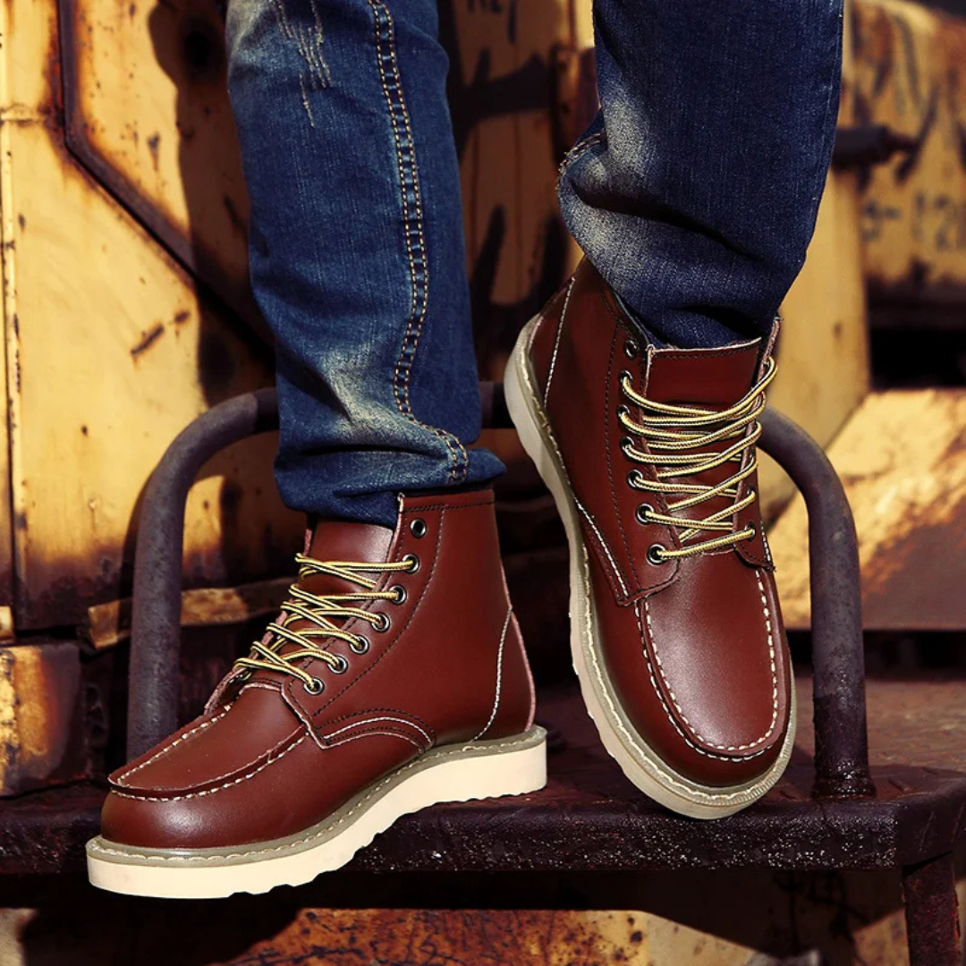 Caleb™ | Botas de cuero vintage