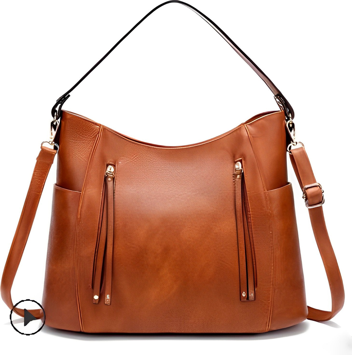 Georgia | Elegante bolso de cuero vintage