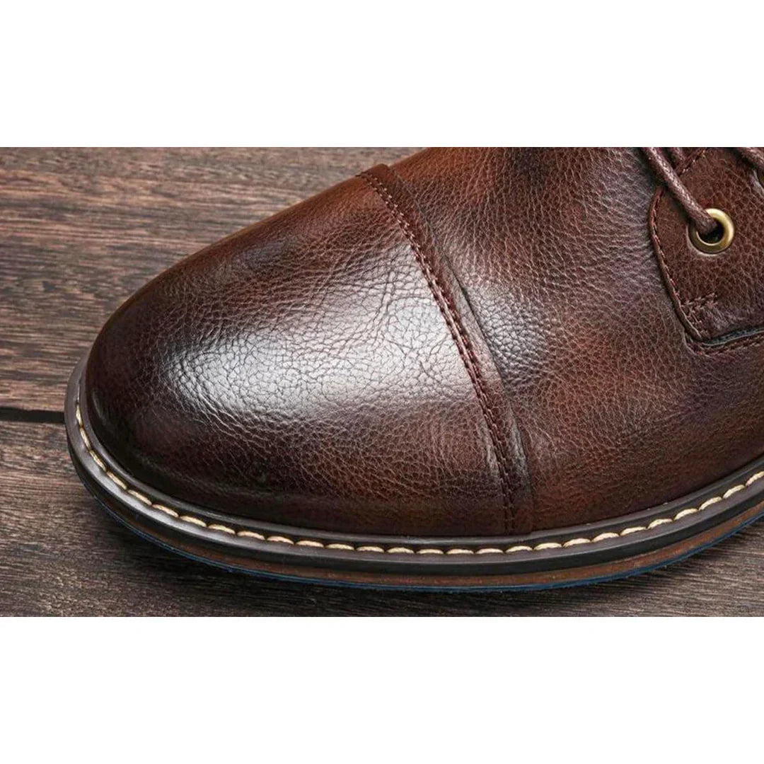 Daniel™ | Botas Oxford de cuero